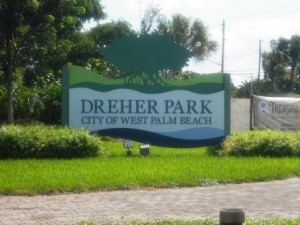 Dreher Park North sign