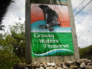 Grassy Waters Entry Sign