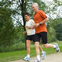 couple jogging