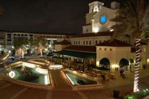 CityPlace Plaza Night