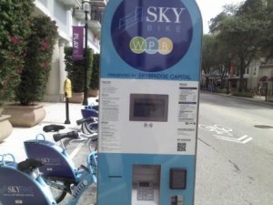 CityPlace Skybike Kiosk