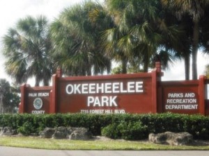 Okeeheelee Park Sign