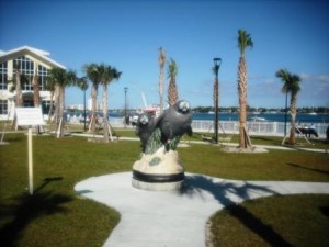 Manatee Lagoon sculpture 2017