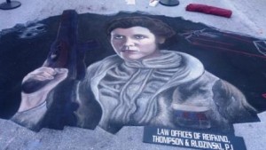 Princess Leia 2017 LW Street Painting Festival