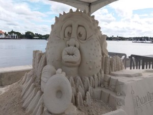 Sandiland Blowfish Sculpture 2018